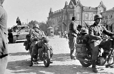 German troops in the Ukrainian town of Alexandria